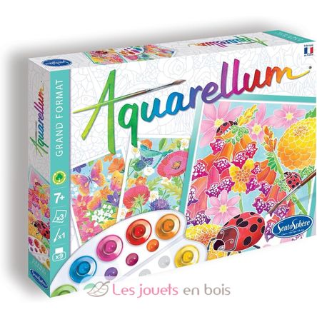 Aquarellum Dans les fleurs SS-6391 Sentosphère 4