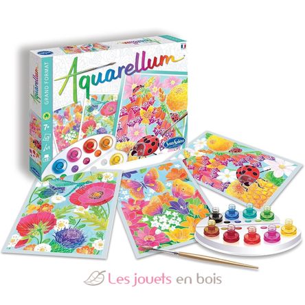 Aquarellum Dans les fleurs SS-6391 Sentosphère 1