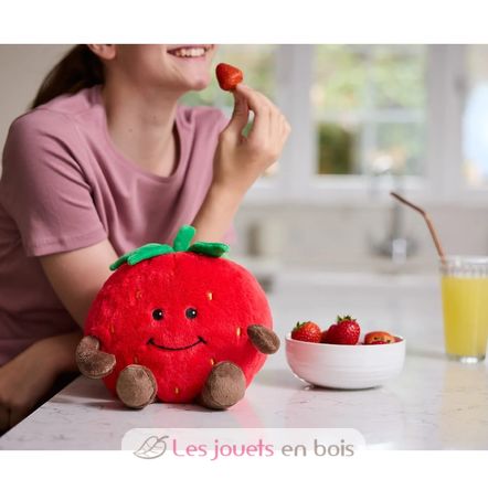 Peluche Bouillotte Fraise WA-AR0172-2 Warmies 3