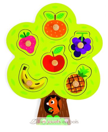 Puzzle Arbre Gourmand J0787-1830 Janod 1