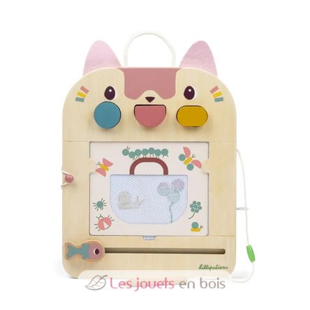 Ardoise magique Jeanne le chat LL83650 Lilliputiens 3