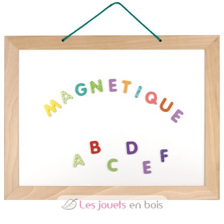 Ardoise réversible en bois à suspendre JJ8825 Jeujura 2