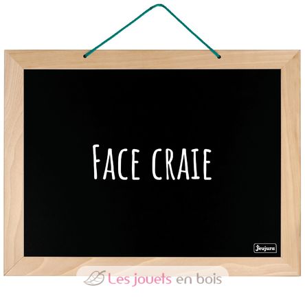 Ardoise réversible en bois à suspendre JJ8825 Jeujura 3