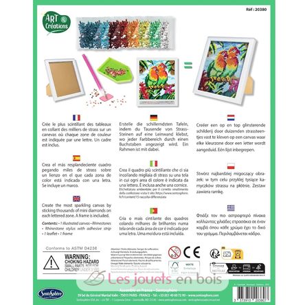 Canevas à diamanter Inséparables SS-20380 Sentosphère 2