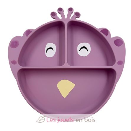 Assiette à compartiments en silicone Mrs Peacock TX-96-463 Trixie 1