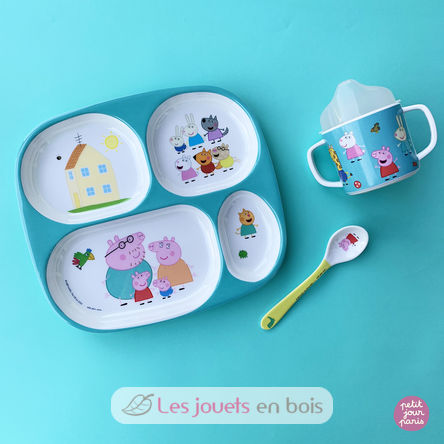 Assiette plateau à compartiments Peppa Pig PJ-PI935K Petit Jour 4