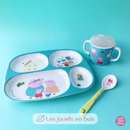 Assiette plateau à compartiments Peppa Pig PJ-PI935K Petit Jour 5