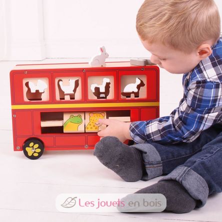 Autobus des animaux BJ692 Bigjigs Toys 3