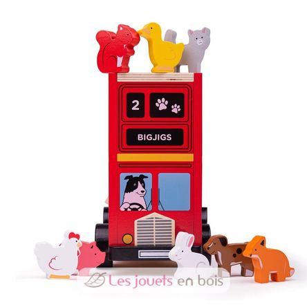 Autobus des animaux BJ692 Bigjigs Toys 2