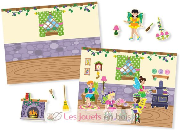 Autocollants réutilisables - Fées MD-18603 Melissa & Doug 3