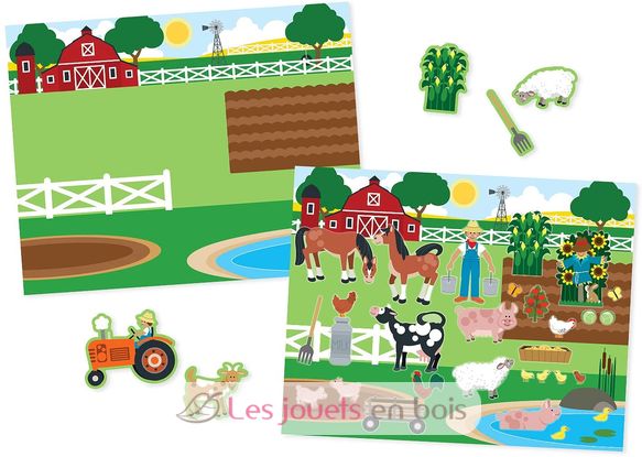 150 autocollants réutilisables - Habitats MD-14196 Melissa & Doug 3