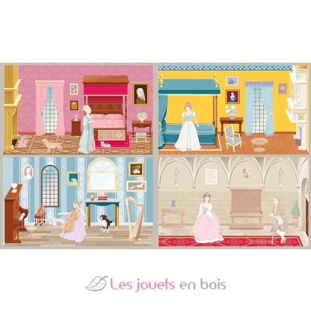 400 autocollants La vie au chateau PI-7349 Piccolia 2