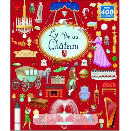 400 autocollants La vie au chateau PI-7349 Piccolia 1