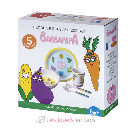 Coffret 5 pièces Barbapapa Veggie PJ-BA701VR Petit Jour 2