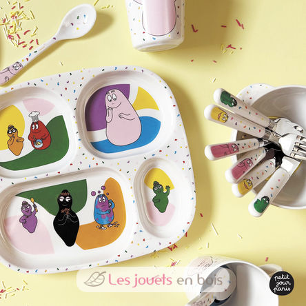 Couverts d'apprentissage Barbapapa PJ-BA903R Petit Jour 4