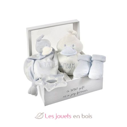 Boîte cadeau de naissance, bleue BB50094-4791 Bambam 1