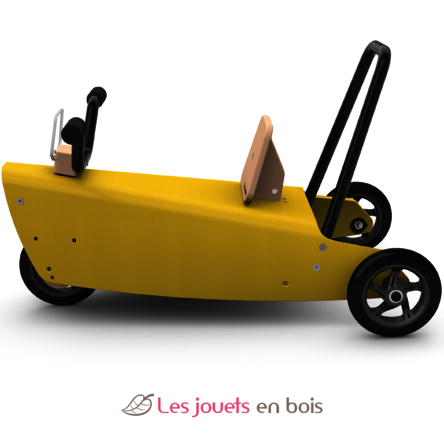 Bascule et Porteur Moto 4 en 1 Jaune CDV-BPMO-40-JA Chou Du Volant 1