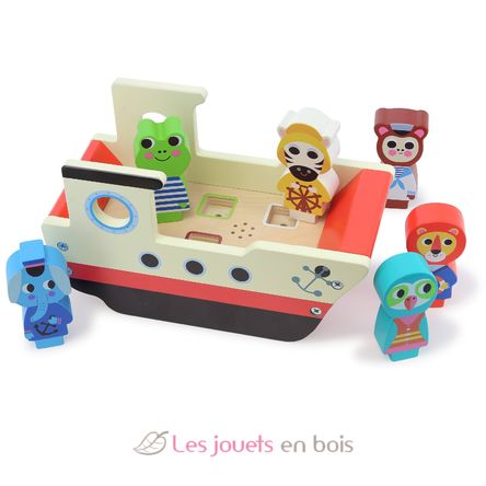 Le bateau sonore des animaux V7643 Vilac 2