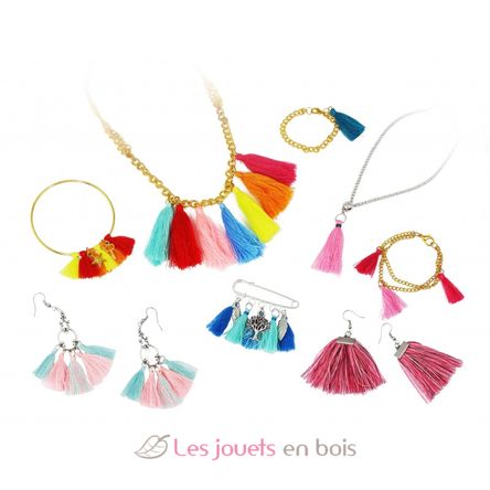 Kit Créatif - Bijoux Pompons BUK-BE109 Buki France 3