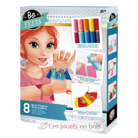 Kit Créatif - Bijoux Pompons BUK-BE109 Buki France 1