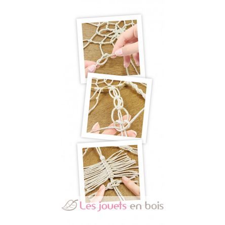 Kit Créatif - Attrape-rêves Macramé BUK-BE401 Buki France 4