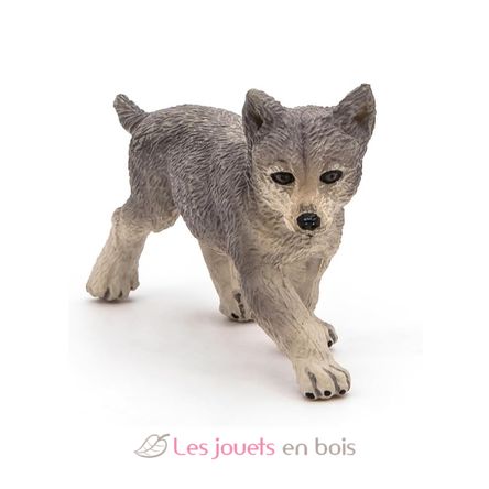 Figurine Bébé loup PA50162-3968 Papo 3