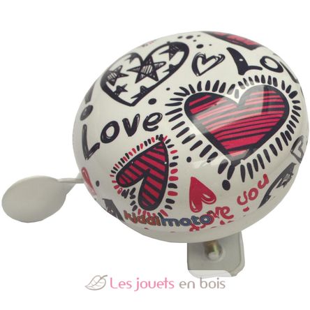 Sonnette Vélo Love BELLLO-S Kiddimoto 1