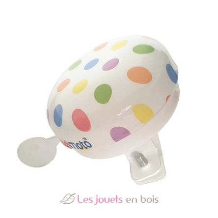 Sonnette Vélo Pastel Dotty BELLPD-S Kiddimoto 1