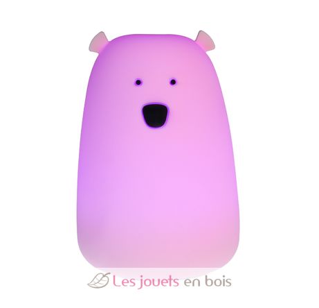 Veilleuse Téo Ours avec télécommande L-BEAWHITER Little L 3