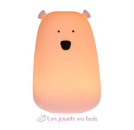 Veilleuse Téo Ours avec télécommande L-BEAWHITER Little L 4