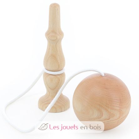 Bilboquet en bois massif naturel V7203S Vilac 2