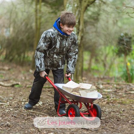 Brouette 2 roues pour enfant - Bigjigs Toys - Outils de jardin enfant