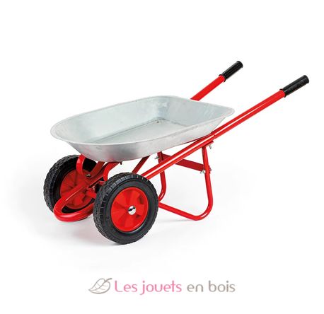 Brouette 2 roues pour enfant - Bigjigs Toys - Outils de jardin enfant