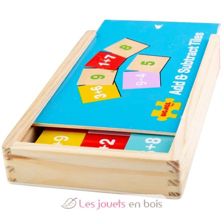 Boîte d'addition et de soustraction BJ511 Bigjigs Toys 8