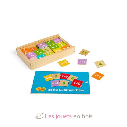 Boîte d'addition et de soustraction BJ511 Bigjigs Toys 7