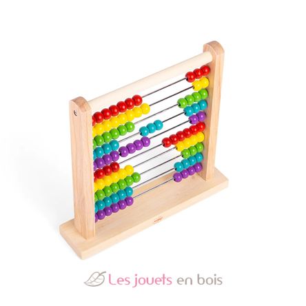 Boulier, jeu éducatif Montessori en bois coloré, pour additionner et  soustraire