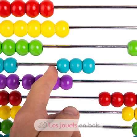 Boulier en bois Montessori enfant compteur l'éveil ludique chiffres