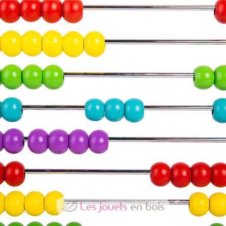 Boulier en bois coloré BJ721 Bigjigs Toys 9