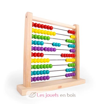 Boulier en bois Montessori enfant compteur l'éveil ludique chiffres