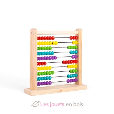 Boulier en bois coloré BJ721 Bigjigs Toys 8