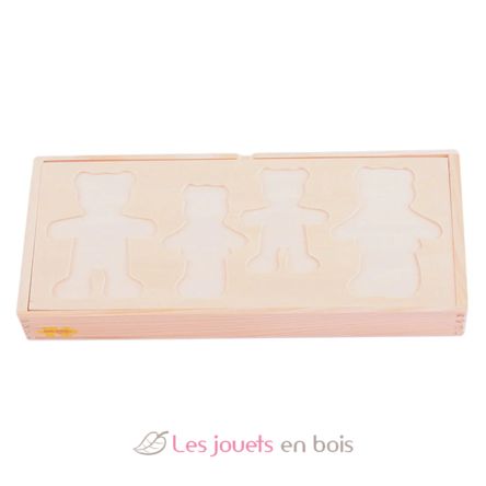 Famille ours à habiller en bois BJ766 Bigjigs Toys 3