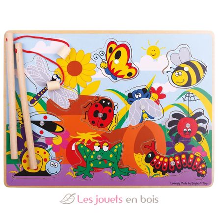 Puzzle magnétique Insectes BJ919 Bigjigs Toys 2