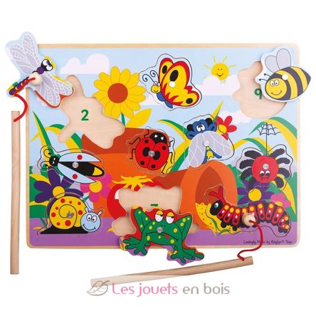 Puzzle magnétique Insectes BJ919 Bigjigs Toys 1