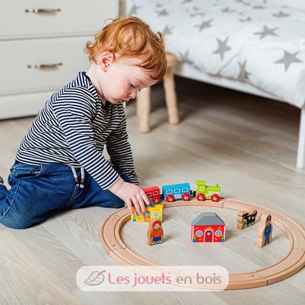 Mon premier circuit de train BJT010 Bigjigs Toys 5