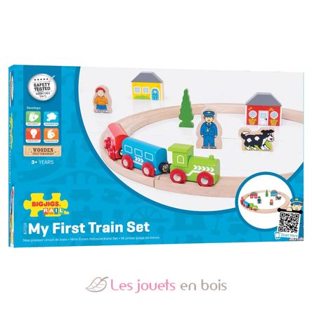 Mon premier circuit de train BJT010 Bigjigs Toys 6