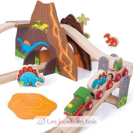 Circuit de train Dinosaure BJT035 Bigjigs Toys 4