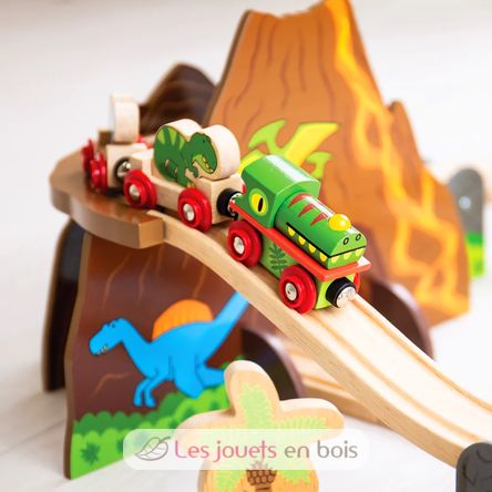 Circuit de train Dinosaure BJT035 Bigjigs Toys 5