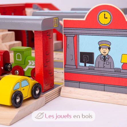 Grande gare centrale BJT272 Bigjigs Toys 6