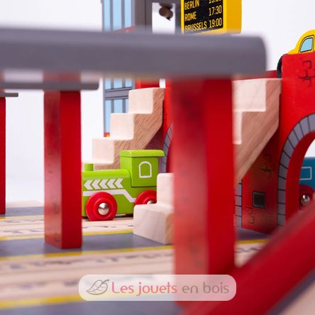 Grande gare centrale BJT272 Bigjigs Toys 3