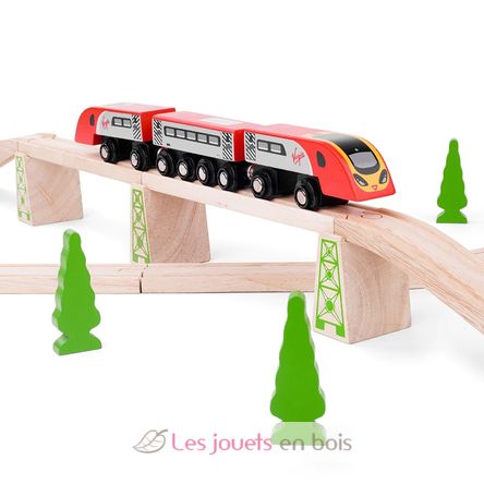 Train Virgin Pendolino BJT461 Bigjigs Toys 7